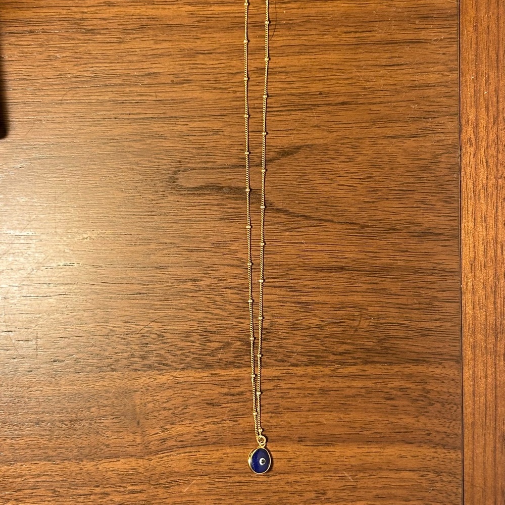 Vintage evil eye necklace